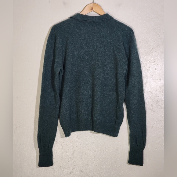 Polo by Ralph Lauren Men's Green Lambs Wool Sweater - Picture 2 of 7